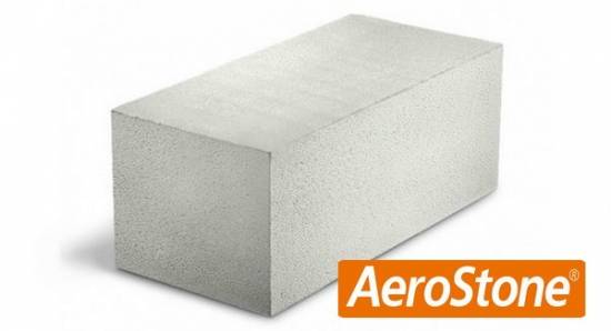 Газобетонный блок AeroStone D500 B2,5 F100 625х250х400